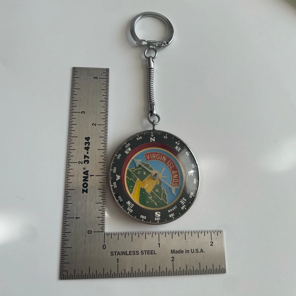 Vtg. Virgin Islands Keychain